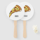 Éventail Illustration de la pizza (Devant et derrière)