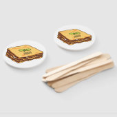 Éventail Illustration de Lasagna (Non-assemblé)