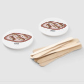 Éventail Illustration de l'éclair de chocolat (Non-assemblé)