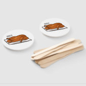Éventail Illustration de Peking duck (Non-assemblé)