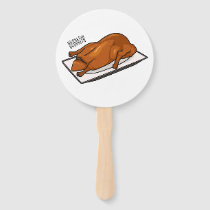 Éventail Illustration de Peking duck