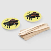 Éventail Illustration de piano (Non-assemblé)
