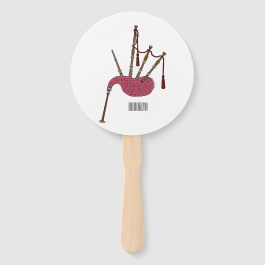 Éventail Illustration de pipes (Devant)