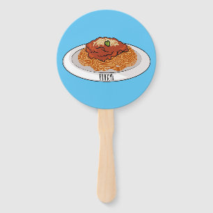 Éventail Illustration de Spaghetti