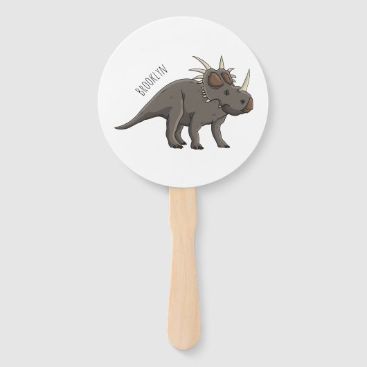 Éventail Illustration de Styracosaurus (Devant)