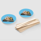 Éventail Illustration de sushi (Non-assemblé)