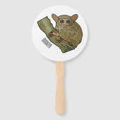 Éventail Illustration de Tarsier (Dos)