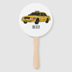 Éventail Illustration de taxi