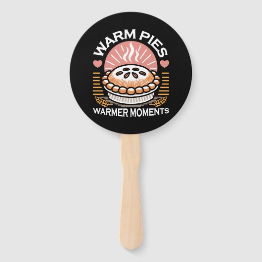 Éventail Illustration de tourte douillette : Pies chaudes M (Devant)