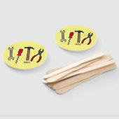 Éventail Illustration des outils de menuiserie (Non-assemblé)
