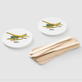 Éventail Illustration d'hydravion (Non-assemblé)