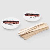 Éventail Illustration du bus (Non-assemblé)