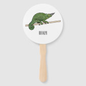Éventail Illustration du caméléon de Jackson (Dos)