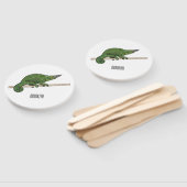 Éventail Illustration du caméléon de Jackson (Non-assemblé)