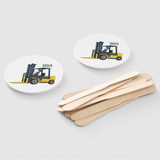 Éventail Illustration du chariot élévateur (Non-assemblé)