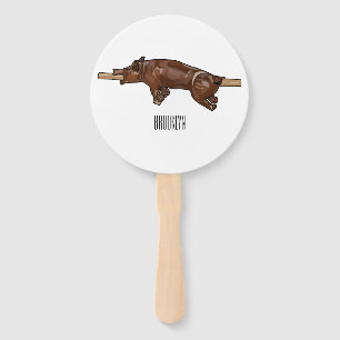 Éventail Illustration du rôti de porc / rôti de porc