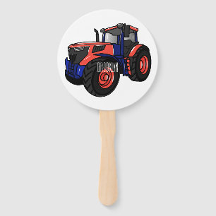 Éventail Illustration du tracteur