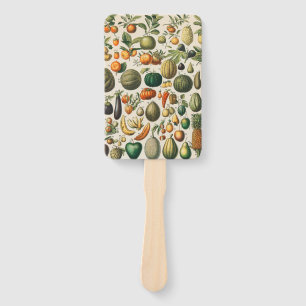 Éventail Illustration scientifique végétale des fruits