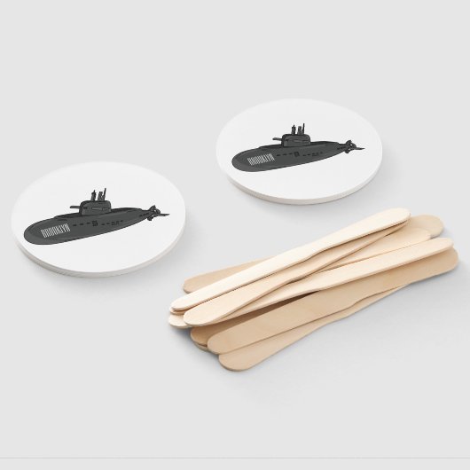 Éventail Illustration sous-marine (Non-assemblé)