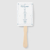 Éventail Illustrations Scribble dessinées à la main Program (Devant)