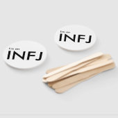 Éventail I'm an INFJ - Personality Type White (Non-assemblé)