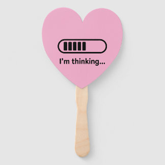 Éventail I'm Thinking... Loading Progress Bar Pink Minimali