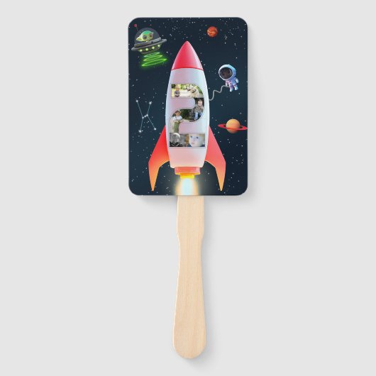 Éventail Immense Collage Photo Deux | Rocket Space 2e anniv (Devant)