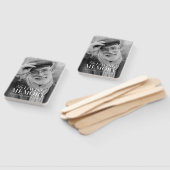 Éventail In Love Memory Modern Elegant Photo Memorial (Non-assemblé)