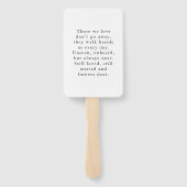 Éventail In Loving Memory Memorial Modern 10 Photos (Dos)