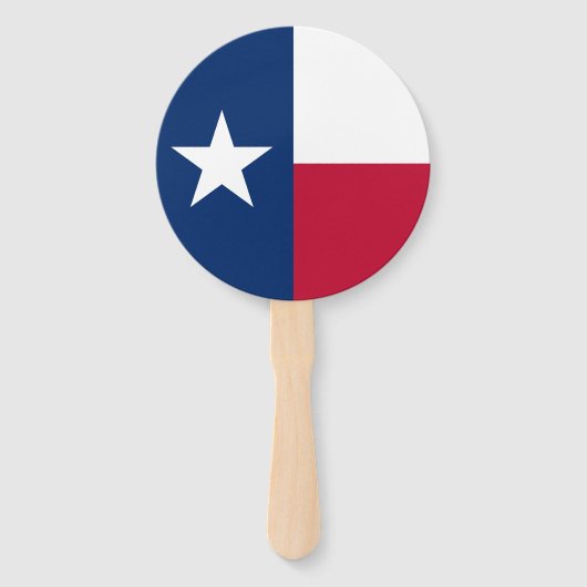 Éventail Indicateur d'état du Texas (Dos)