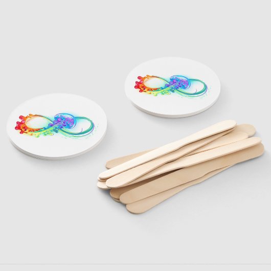 Éventail Infinity avec Rainbow Jellyfish (Non-assemblé)