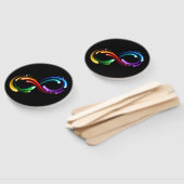 Éventail Infinity symbol of rainbow comets (Non-assemblé)