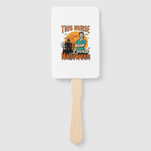 Éventail Infirmière d'Halloween Aimait Halloween Vintage Ép