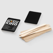 Éventail Informations nutritionnelles Juneteenth Black King (Non-assemblé)