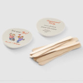 Éventail Informel Amusant Elle A Dit Oui Fiançailles (Non-assemblé)