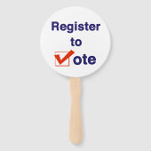 Éventail Inscrivez-Vous Au Vote 2026 (Dos)