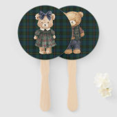 Éventail Inspired Baby Shower Mom/Dad Paddles (Devant et derrière)