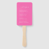 Éventail Invitation du week-end Fiesta Margaritas Bachelore (Dos)