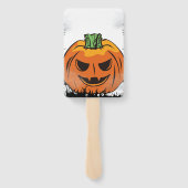 Éventail Invitation Halloween modifiable, Invitation fête H (Dos)