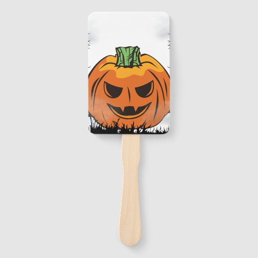 Éventail Invitation Halloween modifiable, Invitation fête H (Devant)