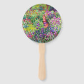 Éventail Iris Garden par Claude Monet Porte - clé (Dos)