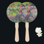 Éventail Iris Garden par Claude Monet Porte - clé<br><div class="desc">S'il vous plaît visitez mon magasin pour un design plus intéressant et plus de choix de couleurs. => zazzle.com/colorfulworld*</div>