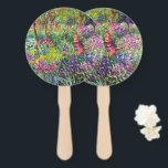 Éventail Iris Garden par Claude Monet Porte - clé<br><div class="desc">S'il vous plaît visitez mon magasin pour un design plus intéressant et plus de choix de couleurs. => zazzle.com/colorfulworld*</div>
