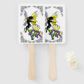Éventail Iris Shadow Fairy (Devant et derrière)