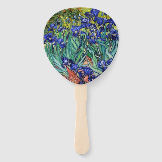Éventail Irises par Vincent van Gogh (Dos)