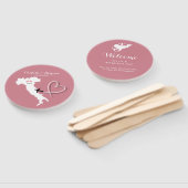 Éventail Italie Destination Elopement Mariage Ventilateur m (Non-assemblé)