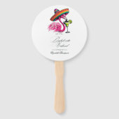 Éventail Itinéraire du week-end de Flamant rose de Fiesta (Devant)