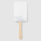 Éventail Itinéraire mariage Programme d'icônes modernes (Dos)