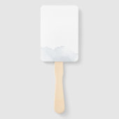 Éventail Itinéraire mariage Programme d'icônes modernes (Dos)