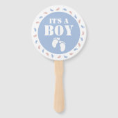 Éventail It's a Boy It's a Girl Gender Reveal Game Vote (Devant)